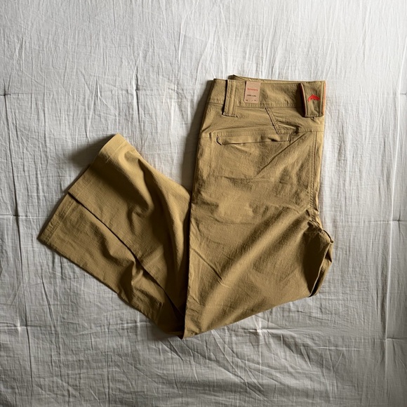Simms Guide Fishing Pants 34x30 NWT Camel Quick Dry